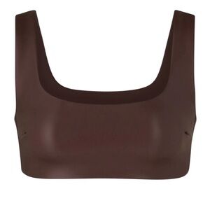 Skims Faux Leather Bralette - Size 2X - Cocoa - NWT